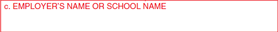 HCFA 08/05 Form - Box 9c