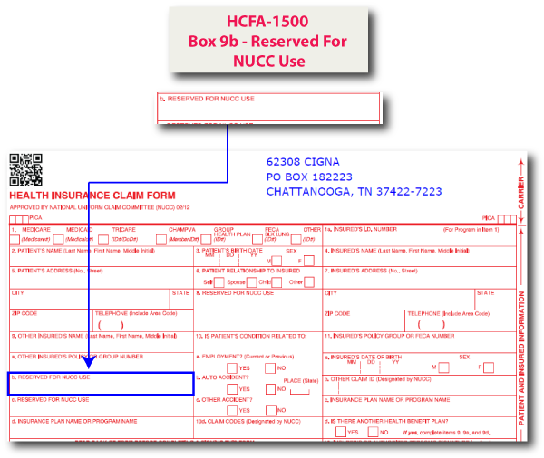 HCFA-1500 Box 9b - Reserved For NUCC Use