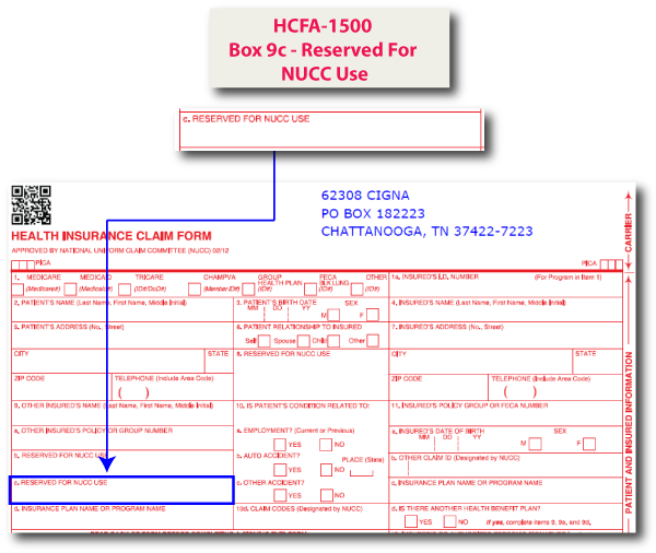 HCFA-1500 Box 9c - Reserved For NUCC Use